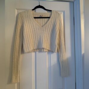 Urban outfitters cream sweater, medium WORN ONCE